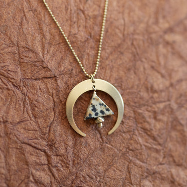 Phoenix necklace - leopard - Wild Roots Creative Shop