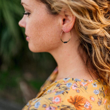 Rattlesnake earrings