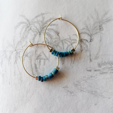 Key West earrings - Wild Roots Creative Shop